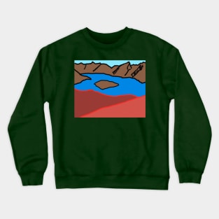 Lake mountain Crewneck Sweatshirt